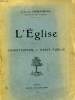 L'EGLISE, CONSTITUTION-DROIT PUBLIC. DEMEURAN J.-LOUIS