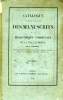 CATALOGUE DESCRIPTIF ET RAISONNE DES MANUSCRITS DE LA BIBLIOTHEQUE COMMUNALE DE MA VILLE D'AMIENS. GARNIER J.