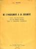DE L'INSECURITE A LA SECURITE, ESSAI SOCIOLOGIQUE SUR LES RISQUES SOCIAUX DANS LA CIVILISATION OCCIDENTALE. MOURAD JEAN