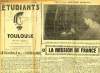 ETUDIANTS, TOULOUSE, NOUVELLE SERIE, MARS 1944. COLLECTIF