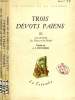 TROIS DEVOTS PAIENS, 3 TOMES. MATERNUS FIRMICUS, PORPHYRIUS, SALLUSTIUS