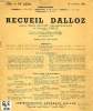 RECUEIL DALLOZ, 34e CAHIER, 21 OCT. 1964 (EXTRAIT). COLLECTIF