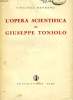 L'OPERA SCIENTIFICA DI GIUSEPPE TONIOLO, UNA CONCEZIONE CRISTIANA DELLA SOCIOLOGIA E DELLA ECONOMIUA SOCIALE. MANGANO VINCENZO
