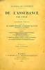 DE L'ASSURANCE PAR L'ETAT. COURCY ALFRED DE