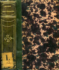 LETTRES PROVINCIALES, 2 TOMES (1 VOLUME)