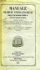 MANUALE PIORUM EXERCITIORUM PRO SACERDOTIBUS IN DUAS PARTES DIVISUM. COLLECTIF