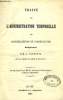 TRAITE DE L'ADMINISTRATION TEMPORELLE DES CONGREGATIONS ET COMMUNAUTES RELIGIEUSES. CALMETTE A.