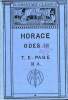 CARMINUM (ODES), LIBER III. Q. HORATII FLACII, By T. E. PAGE