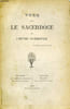 VUES SUR LE SACERDOCE ET L'OEUVRE SACERDOTALE. COLLECTIF