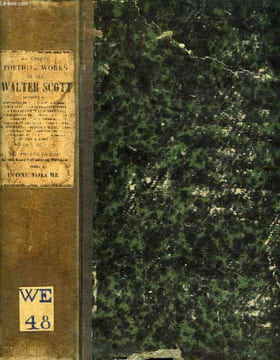 THE POETICAL WORKS OF SIR WALTER SCOTT, FIRST & SECOND SERIES (1 VOLUME). SCOTT SIR WALTER