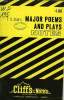 T. S. ELIOT'S, MAJOR POEMS AND PLAYS, NOTES. KAPLAN ROBERT B.