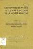 L'INTERVENTION DU JUGE EN CAS D'INSOLVABILITE DE LA SOCIETE ANONYME (THESE). MARMY ANDRE