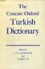 THE CONCISE TURKISH DICTIONARY. ALDERSON A. D., IZ FAHIR