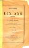 HISTOIRE DE DIX ANS, 1830-1840, TOME V. BLANC LOUIS