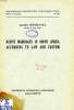 NATIVE MARRIAGES IN SOUTH AFRICA ACCORDING TO LAW AND CUSTOM. REUTER AMANDUS, O. M. I