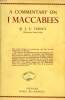 A COMMENTARY ON I MACCABEES. DANCY J. C.