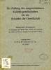 DIE HAFTUNG DES AUSGESCHIEDENEN KOLLEKTIVHESELLSCHAFTERS FUR DIE SCHULDEN DER GESELLSCHAFT (INAUGURAl-DISSERTATION). BREITENBACH LUDWIG