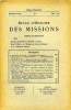 REVUE D'HISTOIRE DES MISSIONS, 8e ANNEE, N° 5, MARS 1932. COLLECTIF