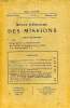 REVUE D'HISTOIRE DES MISSIONS, 9e ANNEE, N° 3, SEPT. 1932. COLLECTIF