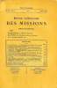 REVUE D'HISTOIRE DES MISSIONS, 10e ANNEE, N° 1, MARS 1933. COLLECTIF