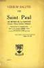 VERBUM SALUTIS, VIII, SAINT PAUL, LES EPITRES DE LA CAPTIVITE. SAINT PAUL, Par J. HUBY, S. J.