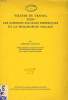 VALEURS DU TRAVAIL DANS LES SCIENCES SOCIALES EMPIRIQUES ET LA PHILOSOPHIE SOCIALE (THESE). BOEGLIN MEDARD