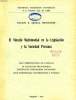 EL VINCULO MATRIMONIAL EN LA LEGISLACION Y LA SOCIEDAD PERUANA. ABARCA FERNANDEZ RAMON R.