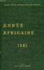 ANNEE AFRICAINE 1981. COLLECTIF