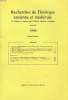 RECHERCHES DE THEOLOGIE ANCIENNE ET MEDIEVALE (A JOURNAL OF ANCIENT AND MEDIEVAL CHRISTIAN LITERATURE), TOME LIII, JAN-DEC. 1986. COLLECTIF