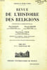 REVUE DE L'HISTOIRE DES RELIGIONS, TOME CXLVI, N&deg; 2, OCT.-DEC. 1954. COLLECTIF
