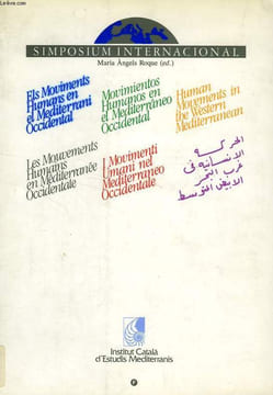 SIMPOSIUM INTERNACIONAL, LES MOUVEMENTS HUMAINS EN MEDITERRANEE OCCIDENTALE. COLLECTIF