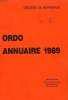 DIOCESE DE BORDEAUX, ORDO, ANNUAIRE 1989. COLLECTIF