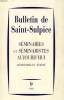 BULLETIN DE SAINT-SULPICE, N° 9, 1983, SEMINAIRES ET SEMINARISTES D'AUJOURD'HUI. COLLECTIF