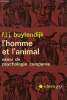 L'HOMME ET L'ANIMAL, ESSAI DE PSYCHOLOGIE COMPAREE. BUYTENDIJK F.J.J.