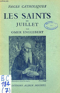 LES SAINTS DE JUILLET. ENGLEBERT OMER