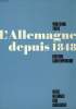 L'ALLEMAGNE DEPUIS 1848, HISTOIRE CONTEMPORAINE. TREUE WOLFGANG