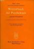 WORTERBUCH DER PSYCHOLOGIE, UND IHRER GRENZGEBIETE. SURY KURT V.