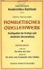 HOMILETISCHES HANDBUCH, ERSTE ABTEILUNG, HOMILETISCHES QUELLENWERK, STOFFQUELLEN FUR PREDIGT UND CHRISTLICHE UNTERWEISUNG, ERSTER BAND. KOCH ANTON, S. ...