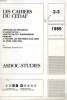 LES CAHIERS DU CEDAF, 2-3, SEPT. 1989, APPROCHE DU PROCESSUS D'INADAPTATION - ADAPTATION DE L'ENSEIGNEMENT PRIMAIRE A TRAVERS LES REFORMES SCOLAIRES ...