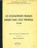 LES ECCLESIASTIQUES FRANCAIS EMIGRES DANS L'ETAT PONTIFICAL, 1792-1800 (THESE). PICHELOUP RENE