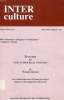 INTER CULTURE, VOL. XXVII, N° 1, HIVER 1994, CAHIER N° 122, ECONOMIE ET SITES SYMBOLIQUES AFRICAINS. ZAOUAL HASSAN