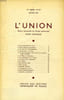 L'UNION, REVUE MENSUELLE DU CLERGE PAROISSIAL (FICHES PASTORALES), 77e ANNEE, N&deg; 657, JAN. 1950. COLLECTIF