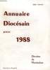 ANNUAIRE DIOCESAIN POUR 1988, DIOCESE DE MONTAUBAN. COLLECTIF