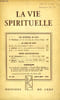 LA VIE SPIRITUELLE, N&deg; 321, AOUT-SEPT. 1947. COLLECTIF
