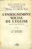 L'ENSEIGNEMENT SOCIAL DE L'EGLISE, TOME II, LES REFORMES DU CAPITALISME. VILLAIN R. P. Jean, S. J.