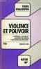 VIOLENCE ET POUVOIR. STIRN FRANCOIS