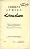 L'ORIENT SYRIEN, VOL. I, N&deg; 3, 3e TRIM. 1956. COLLECTIF