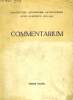 DE ANNO ACADEMICO 1939-1940, COMMENTARIUM. COLLECTIF