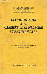 INTRODUCTION A LA CARRIERE DE LA MEDECINE EXPERIMENTALE