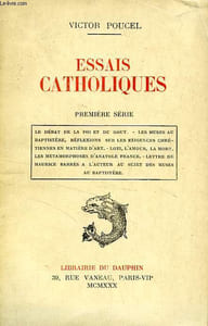 ESSAIS CATHOLIQUES, 1re SERIE